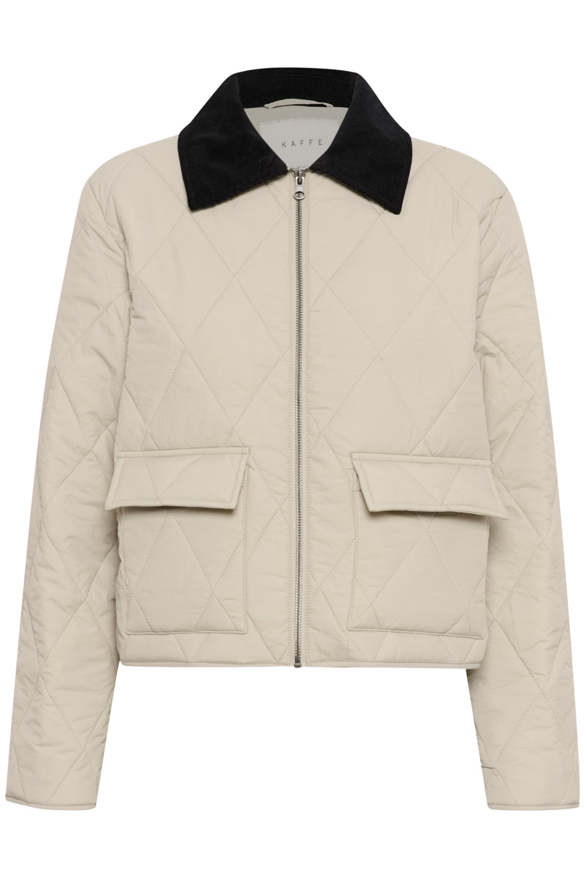 Kaffe Anneli Quitled Jacket Feather Gray