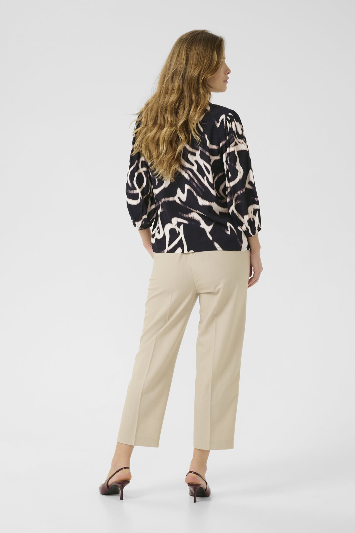 Kaffe Martha Frill Blouse