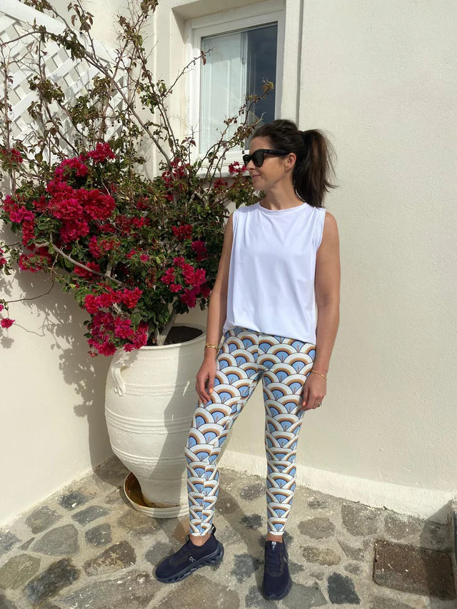 Heulog Active Tenby Leggings Scallop Print