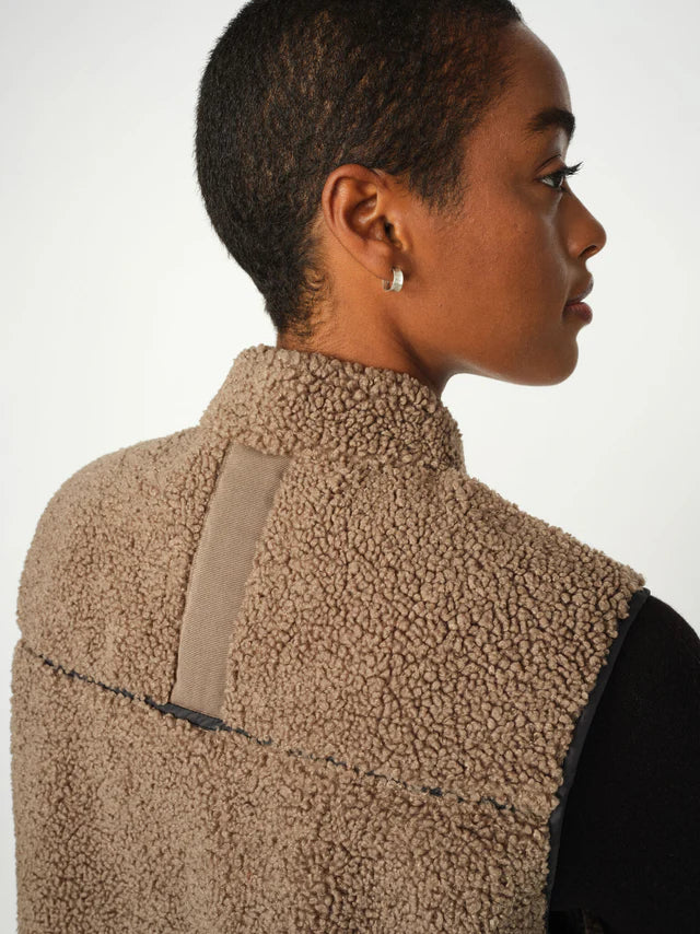 Mos Mosh Rowe Teddy Waistcoat Falcon