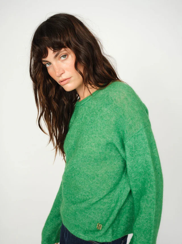 Mos Mosh Mape O Neck Knit Amazon