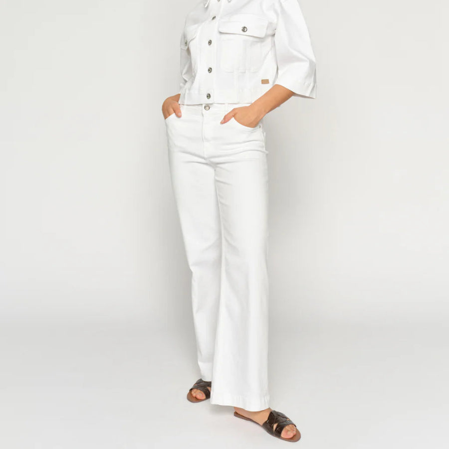 Mos Mosh Dara Deluxe Jeans Bright White – Number 6 Cobham