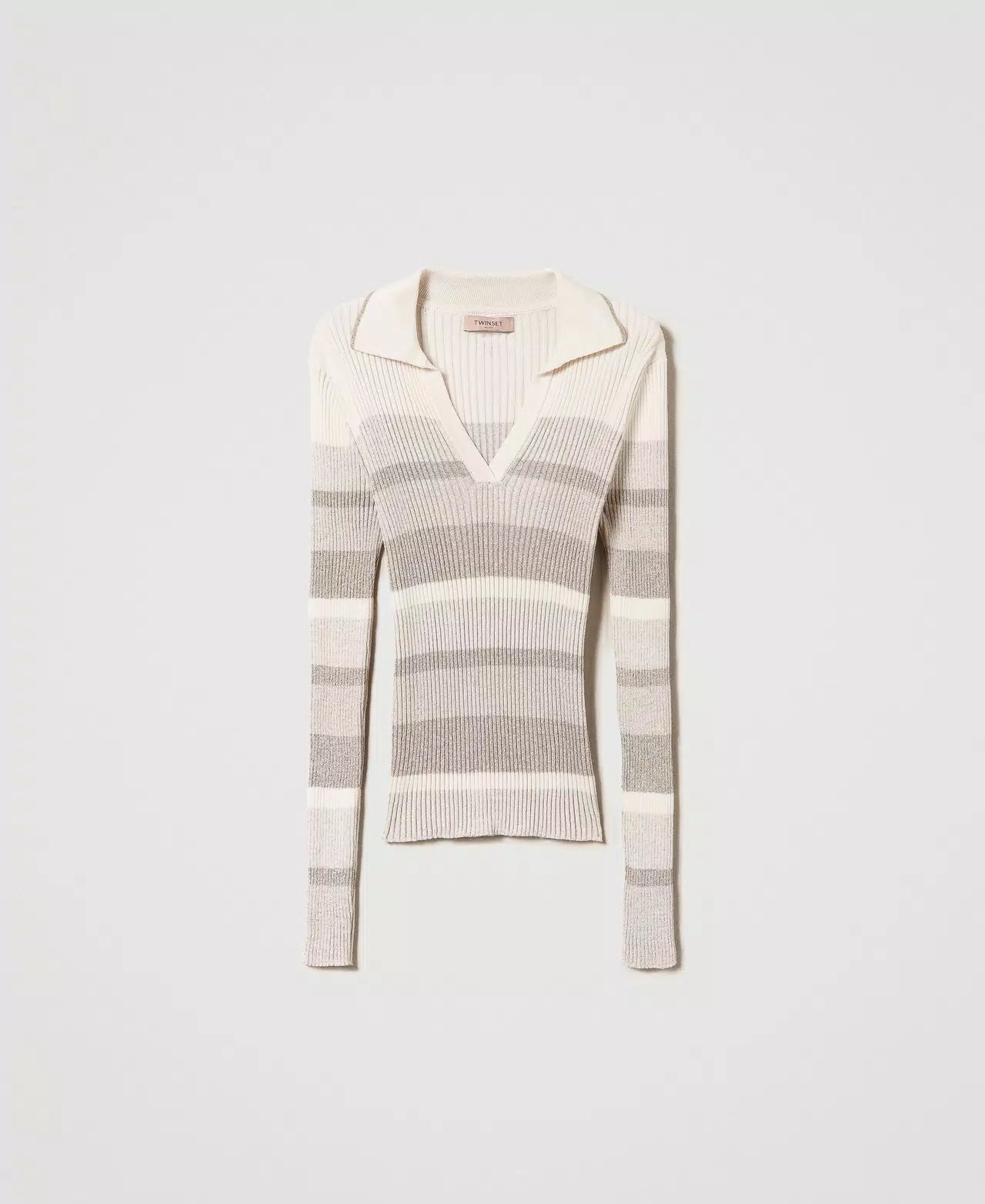 Twinset Striped Lurex Knit