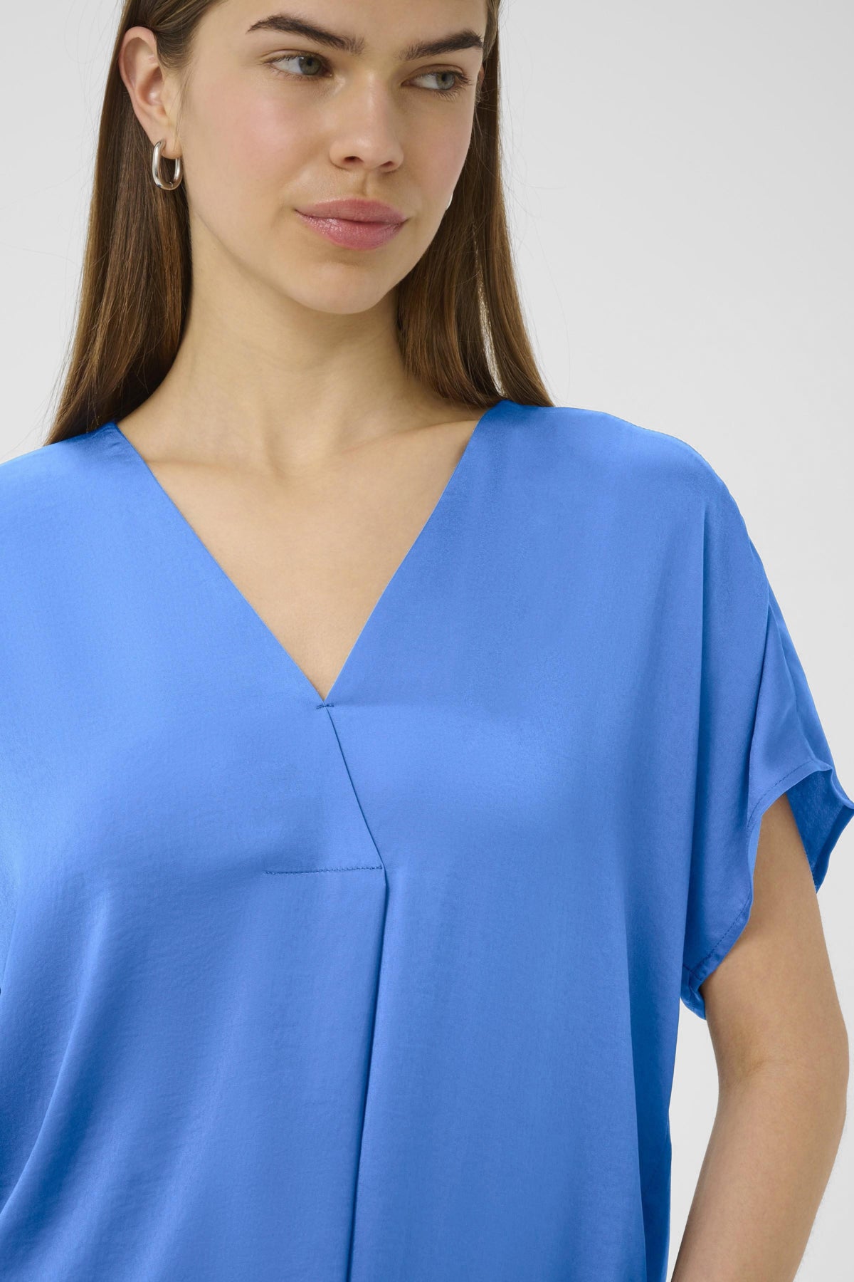 In Wear Rinda Top Cyan