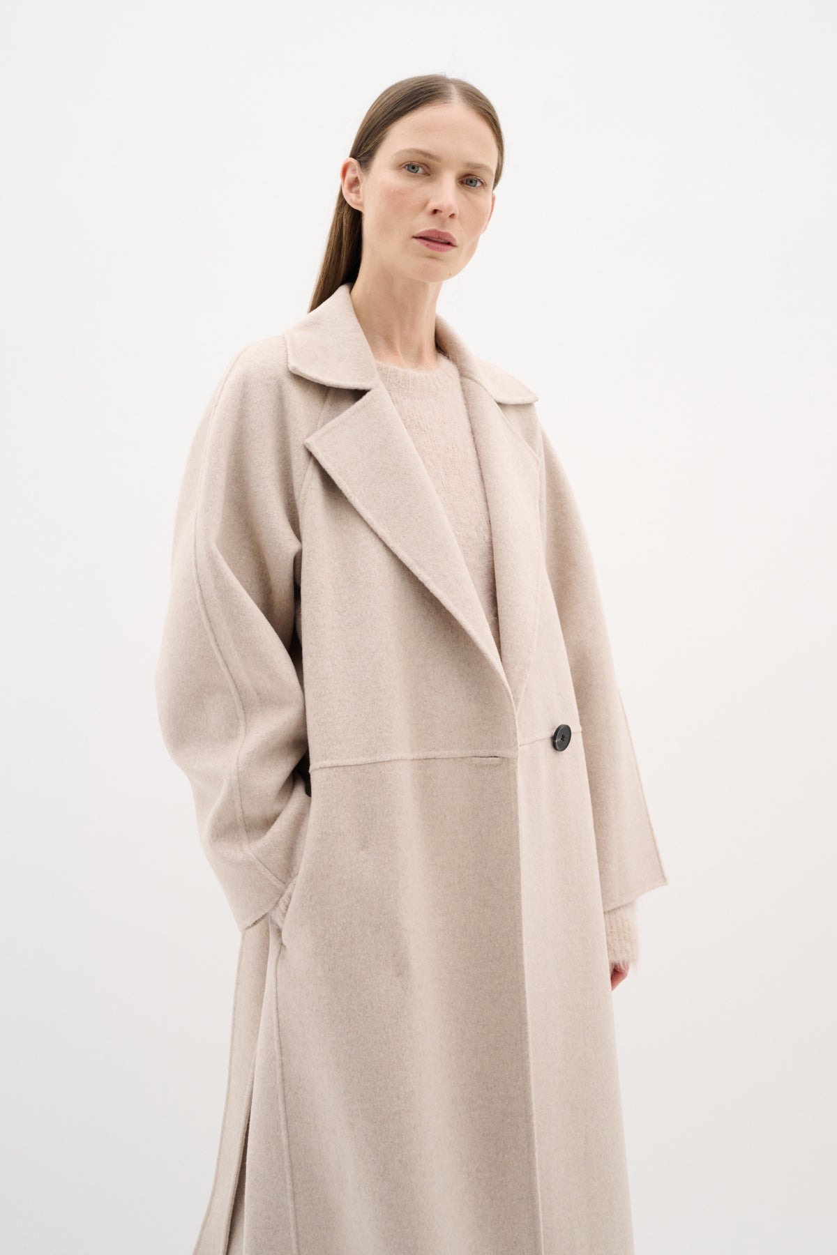In Wear Yilla Long Coat French Nougat