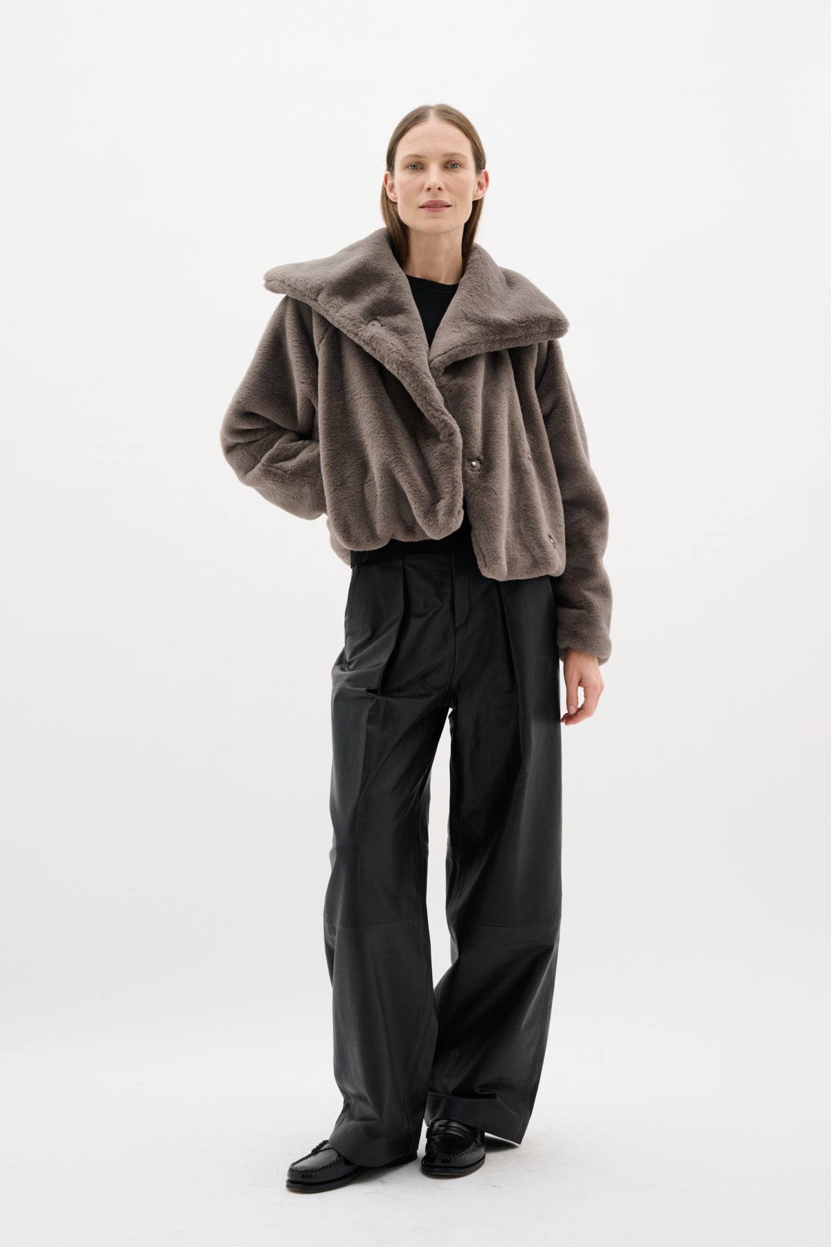 In Wear Yobo Coat Sandy Grey