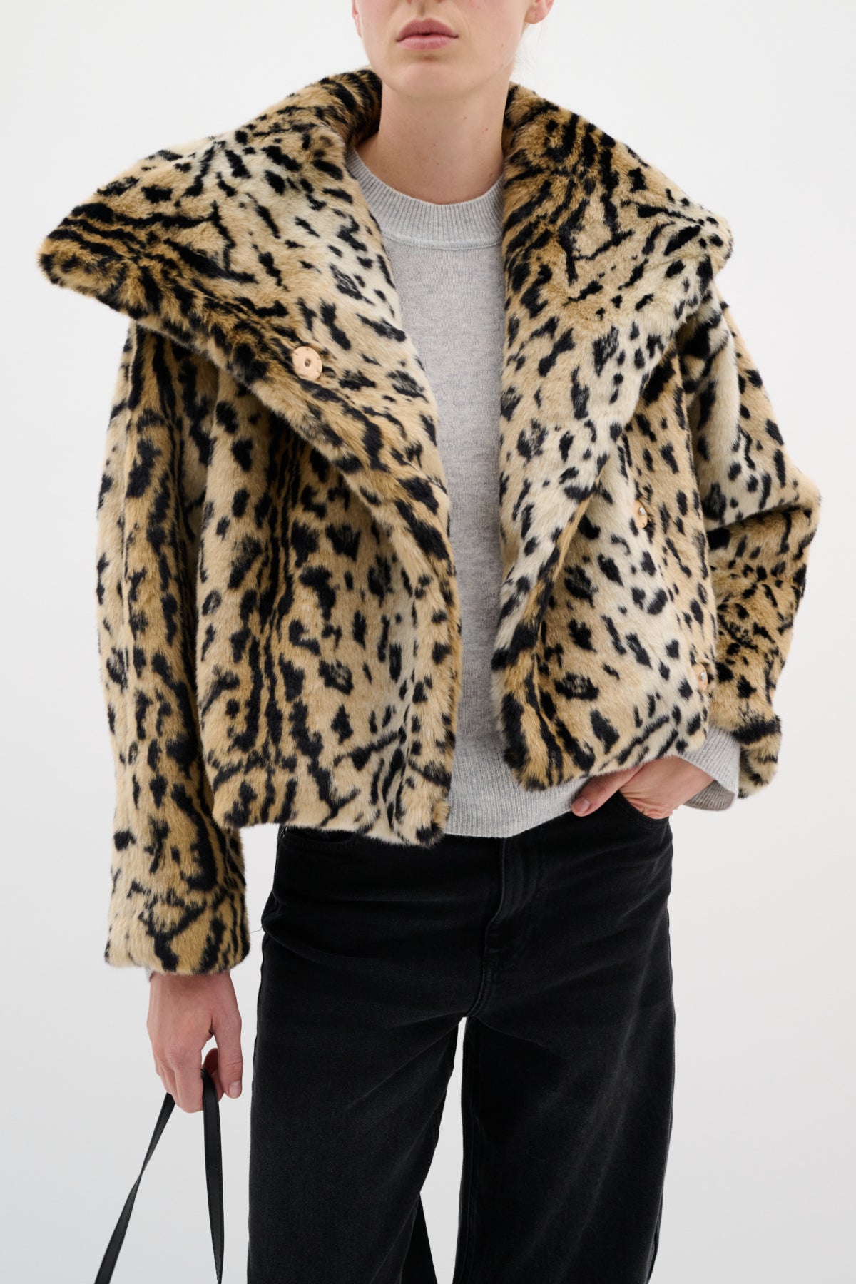 In Wear Yoba Coat Leopard