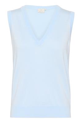 Kaffe Lizza Knit Vest Nantucket Breeze
