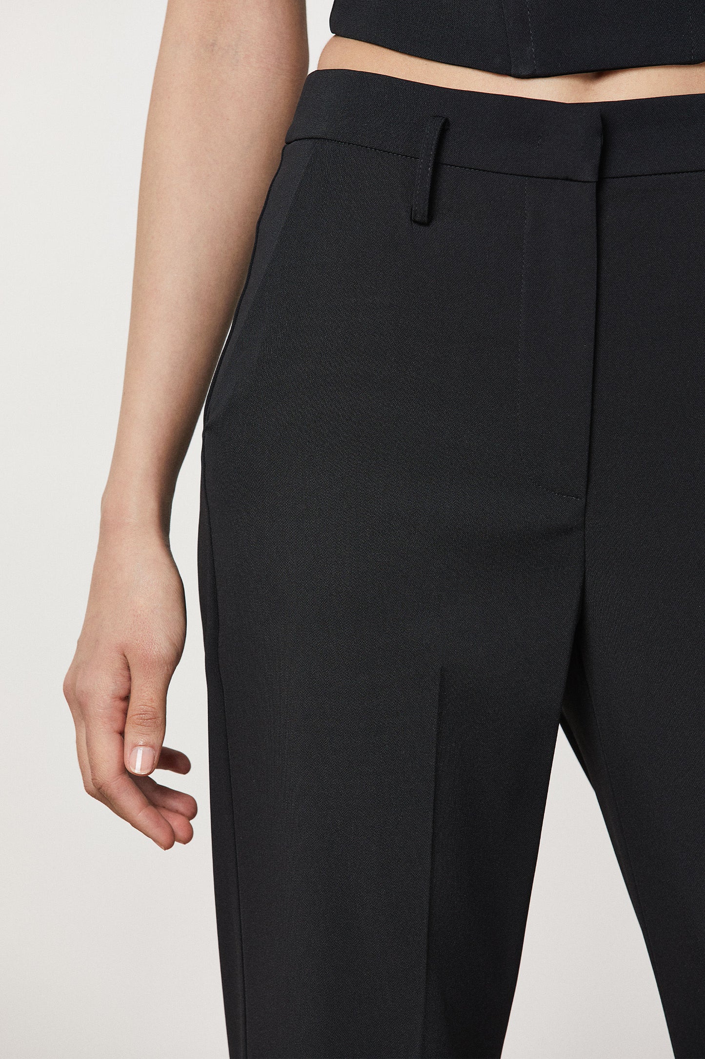 Patrizia Pepe Essential Crepe Pants