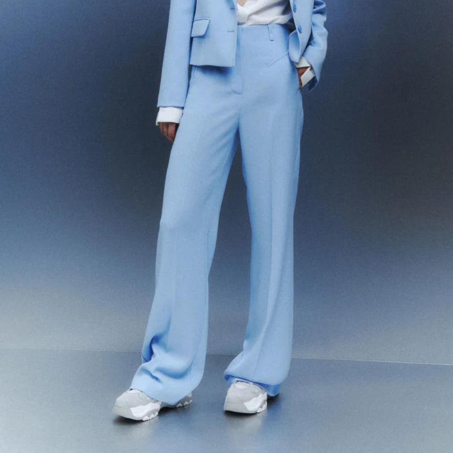 Patrizia Pepe Palazzo Pants Blue