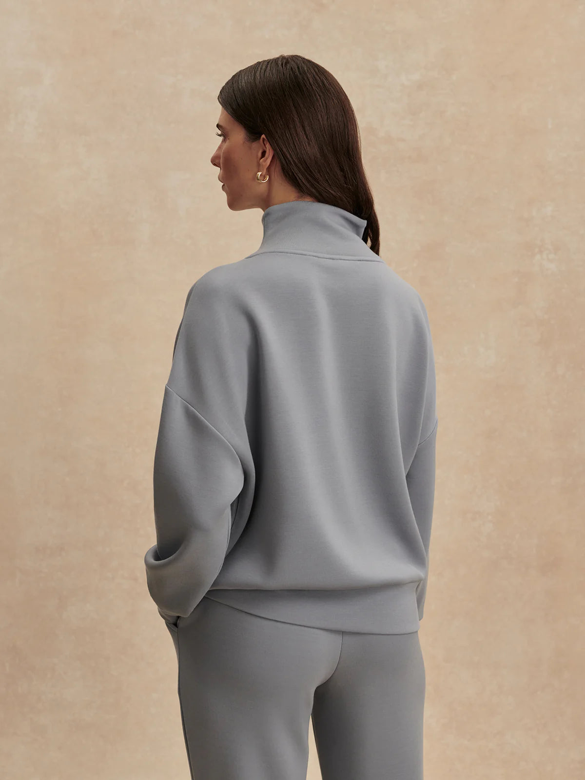 Hawley Half Zip Wind Blue