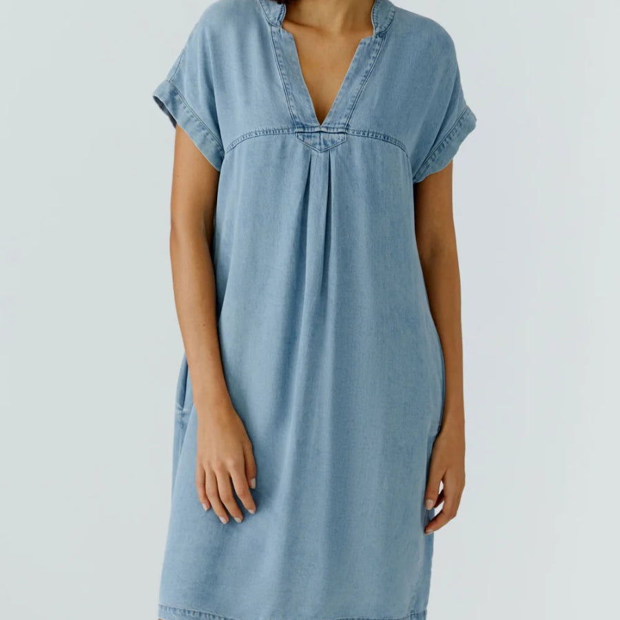 Oui Lyocell Denim Dress – Number 6 Cobham