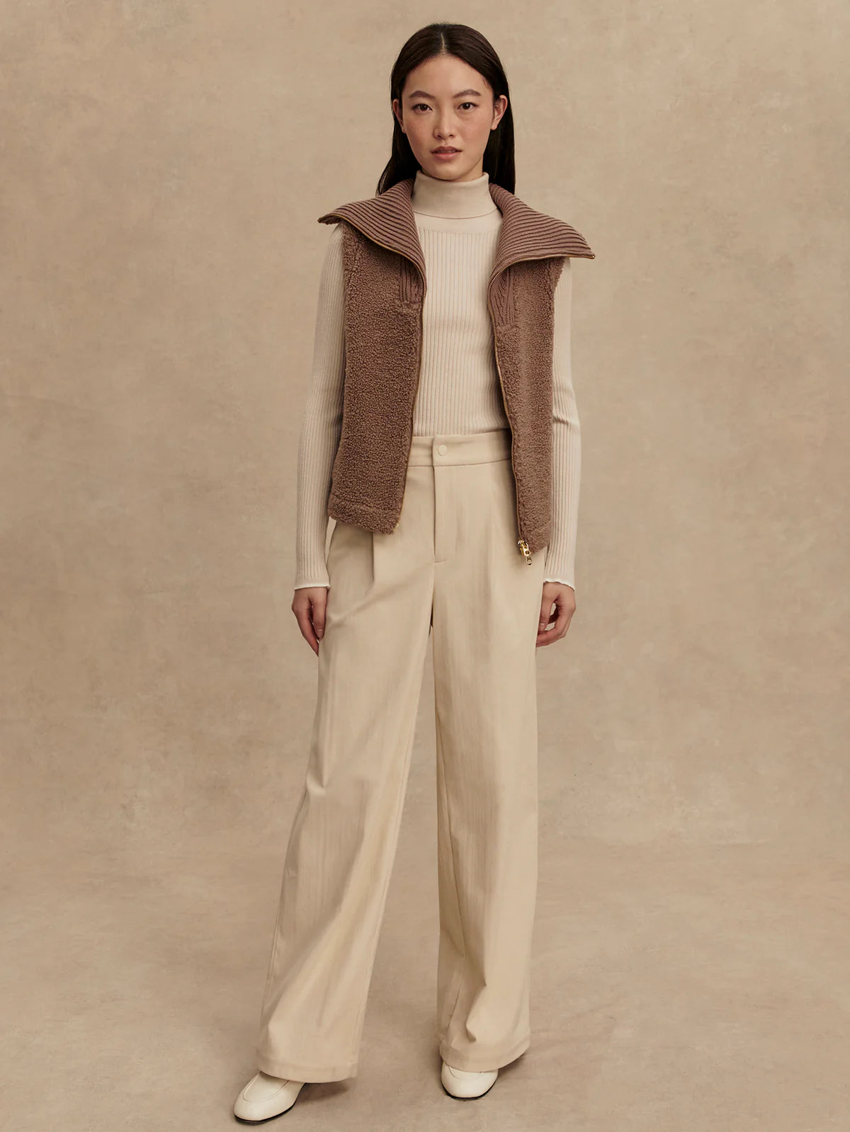 Varley Aspen Gilet Ash Taupe