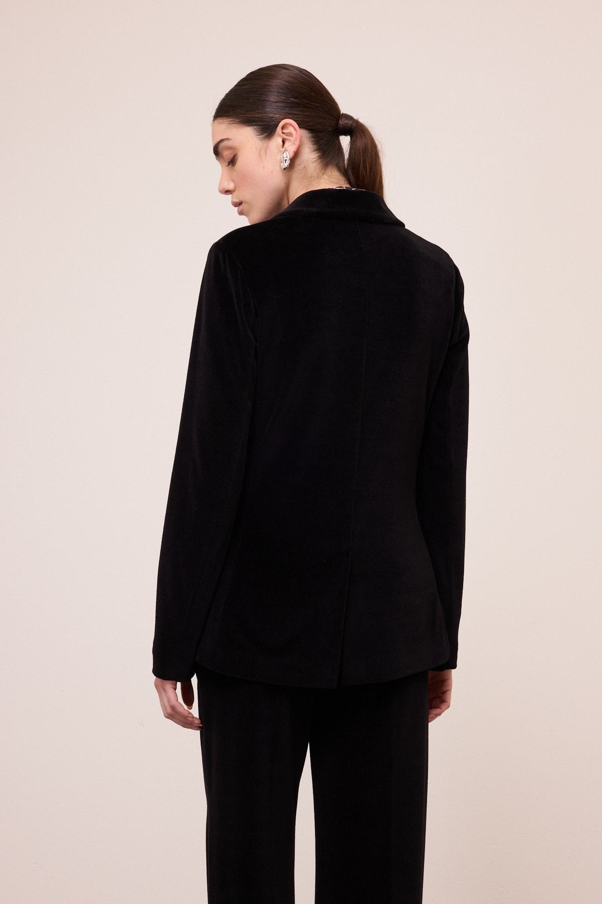 Ottod'Ame Velvet Jacket Black