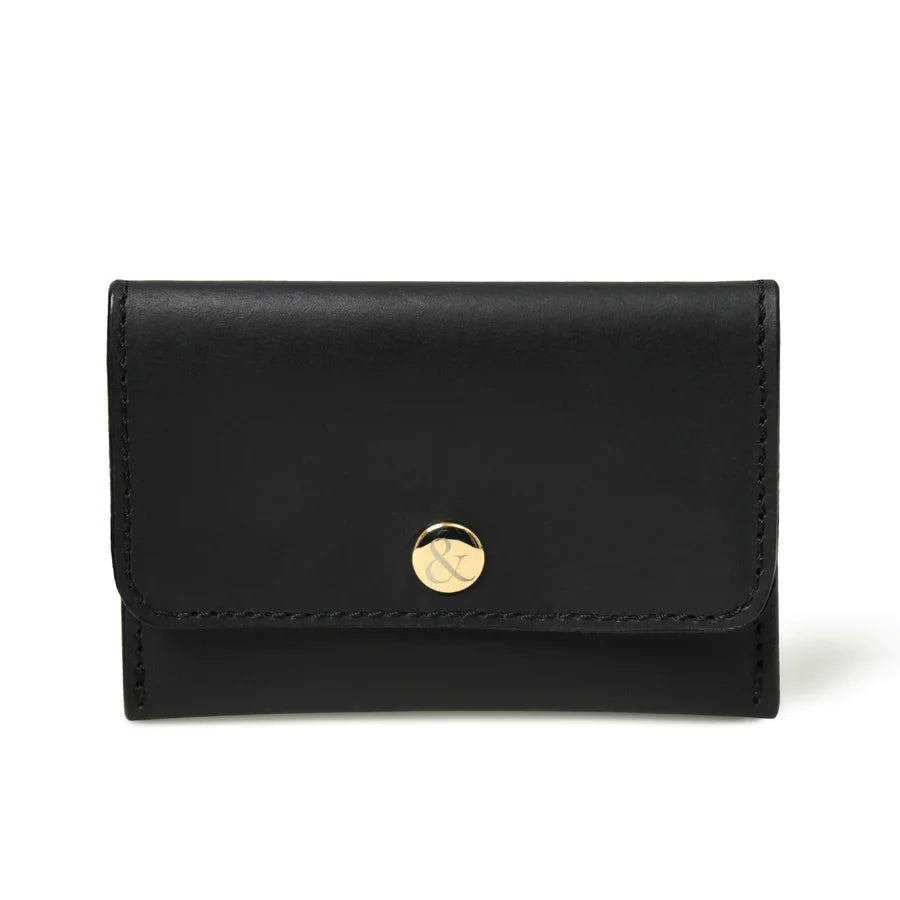 Bell & Fox Ellie Popper Card Holder Purse in Black
