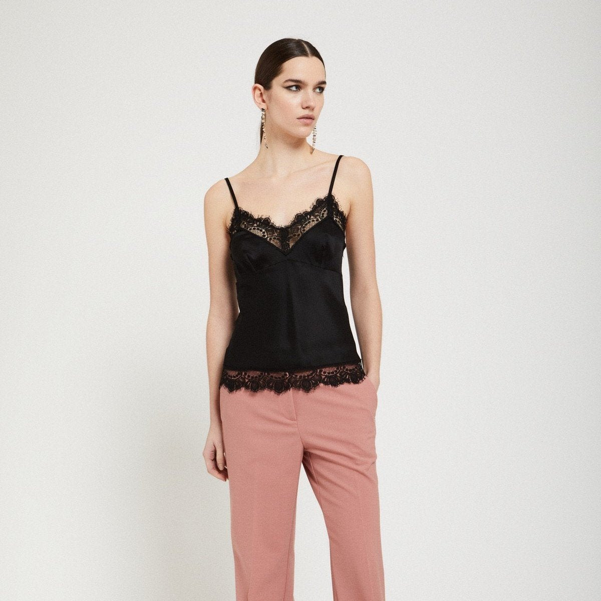 Ottod'Ame Viscose Lace Camisole - Black – Number 6 Cobham