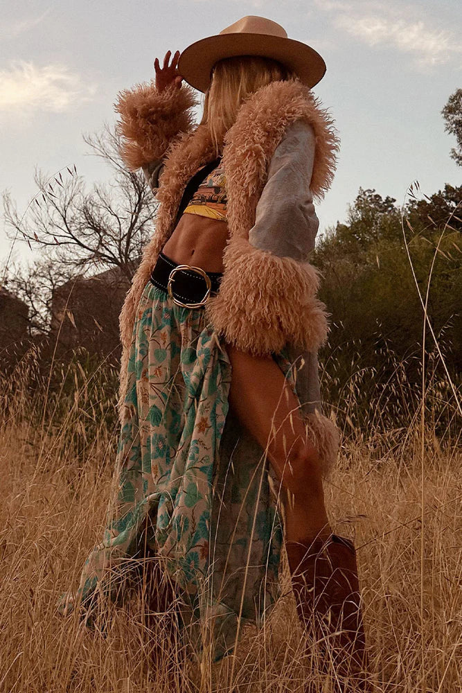 Spell Goldie Maxi Skirt