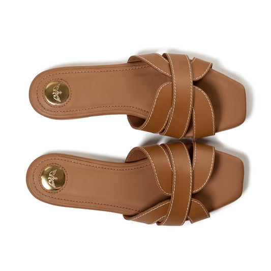 Mos Mosh Sicily Leather Contrast Sandal