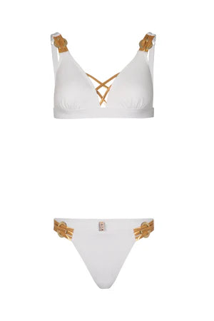 Naia Beach Phoebe Bikini Brief White