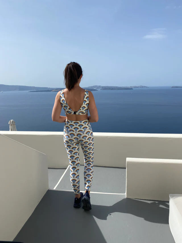 Heulog Active Tenby Leggings Scallop Print