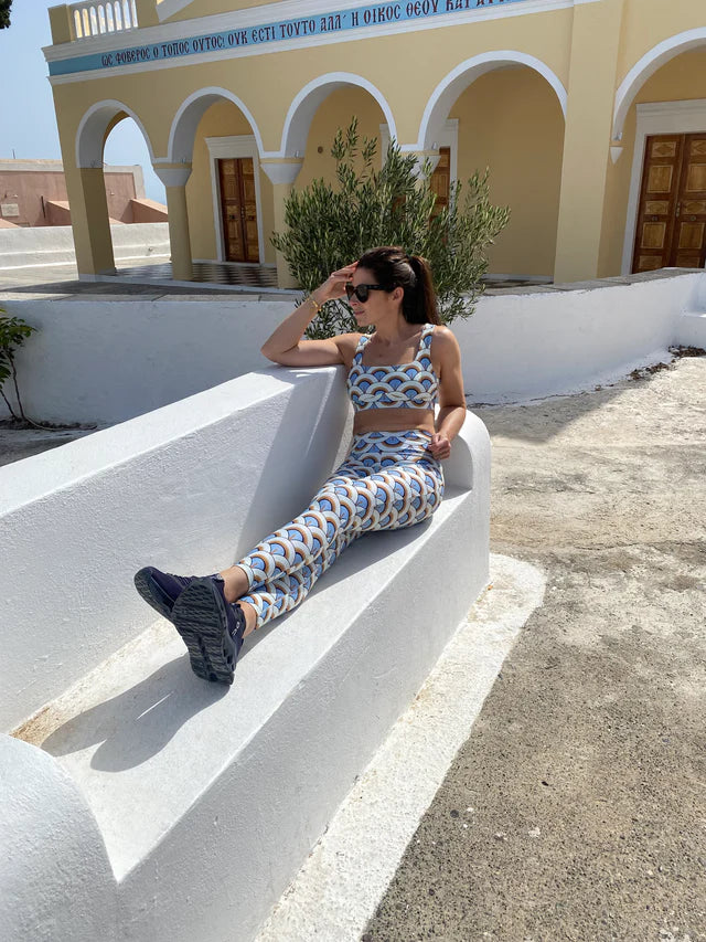 Heulog Active Tenby Leggings Scallop Print