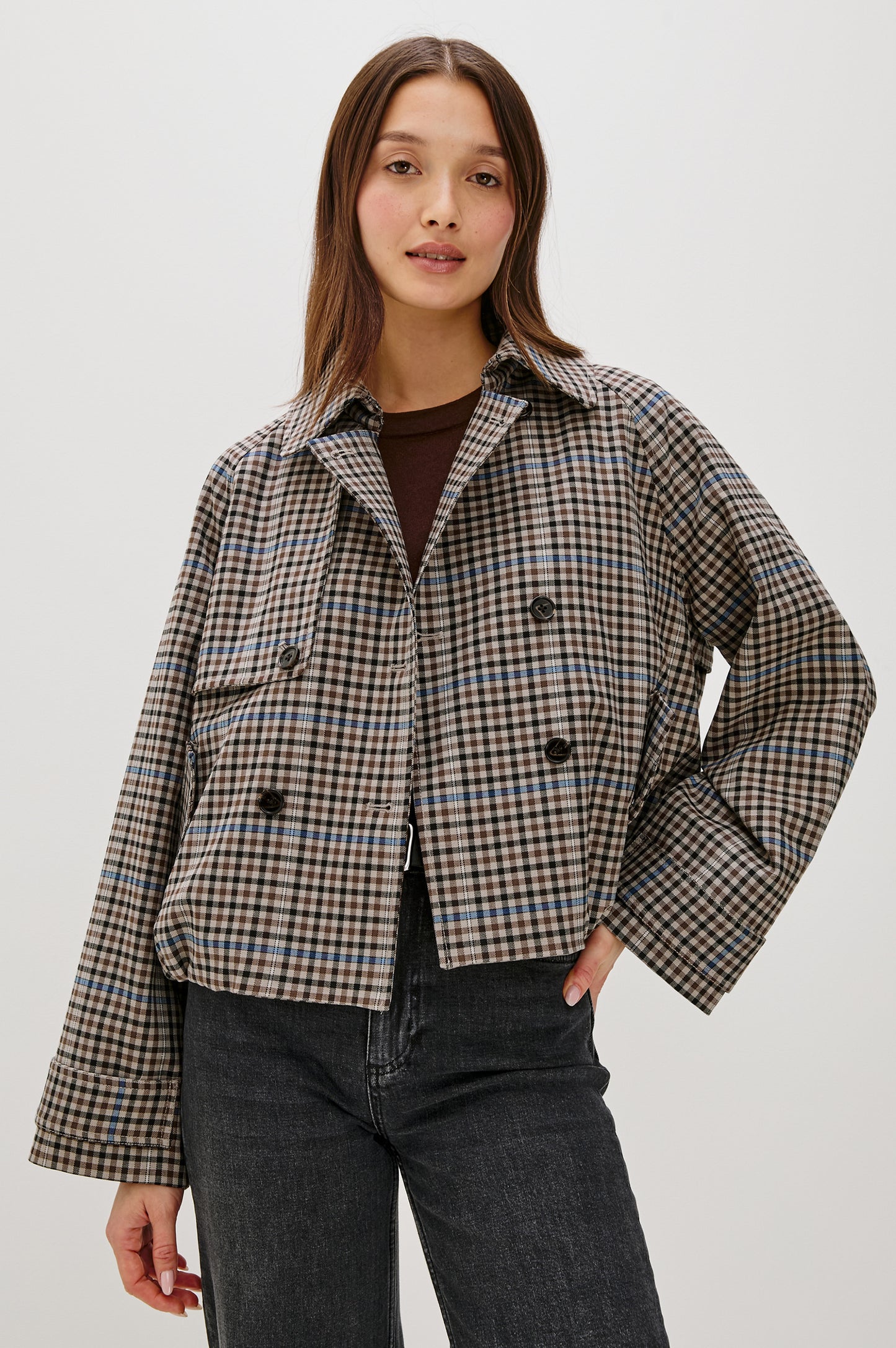 Rails Jett Trench - Mocha Check