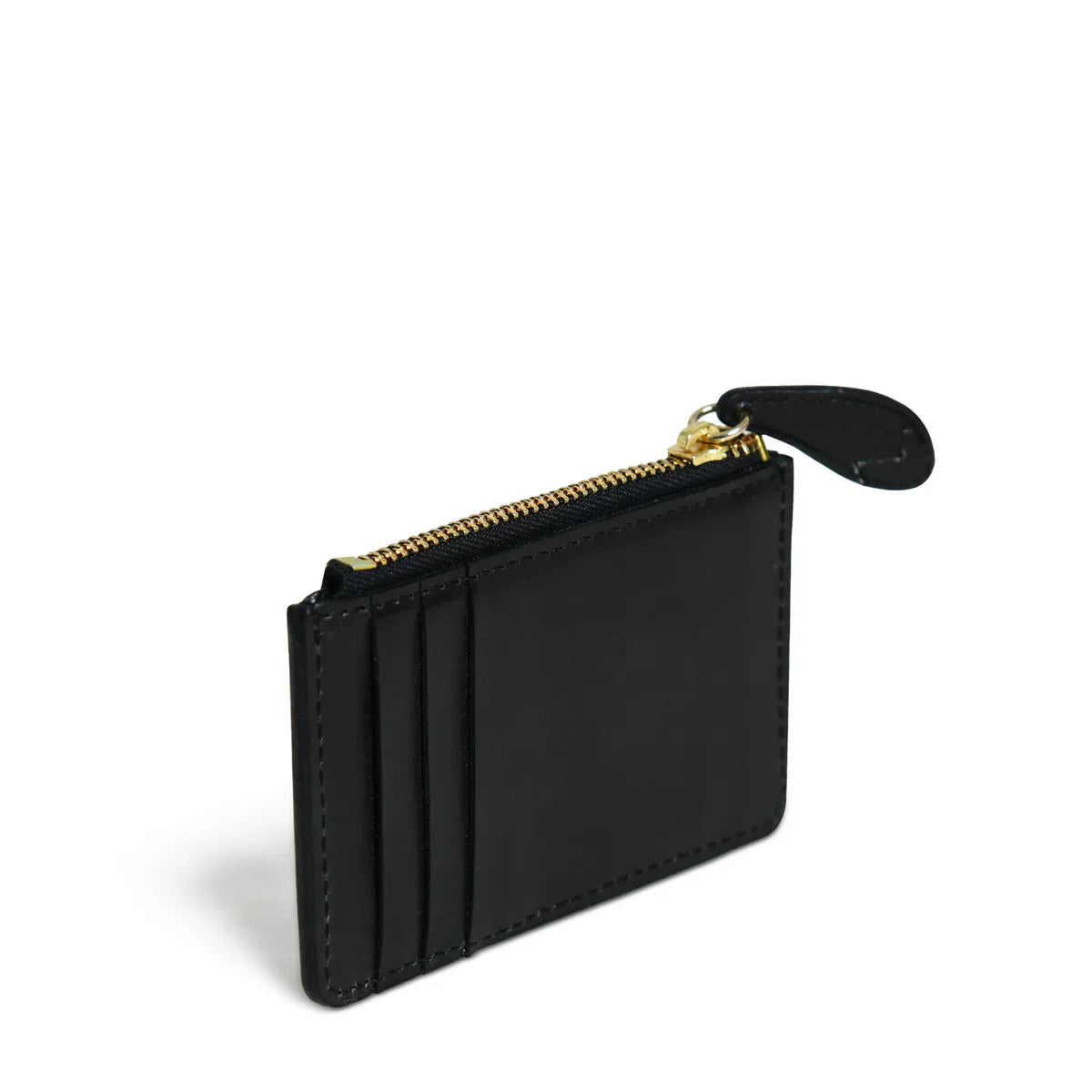 Bell & Fox Lia Card Holder - Black Waxy Leather