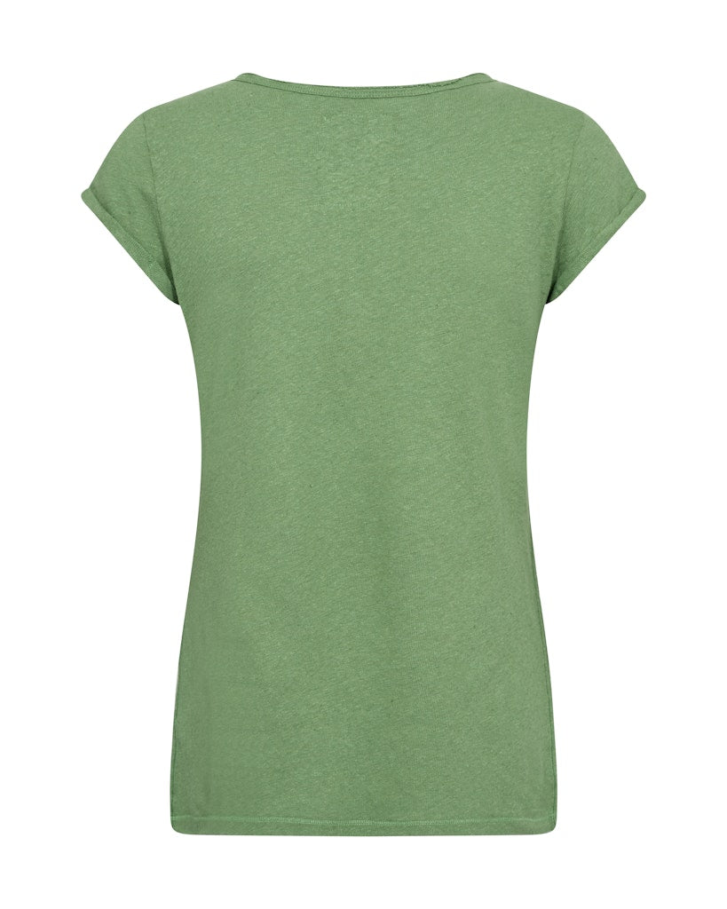 Mos Mosh Troy T Shirt Turf Green