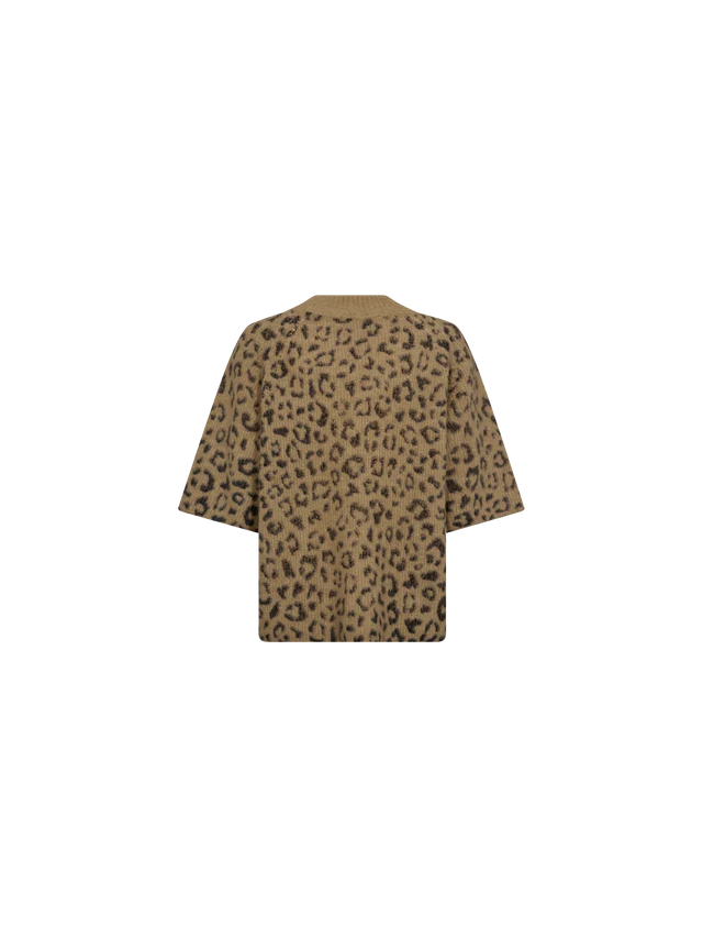 Mos Mosh Taci V Neck Leo Knit