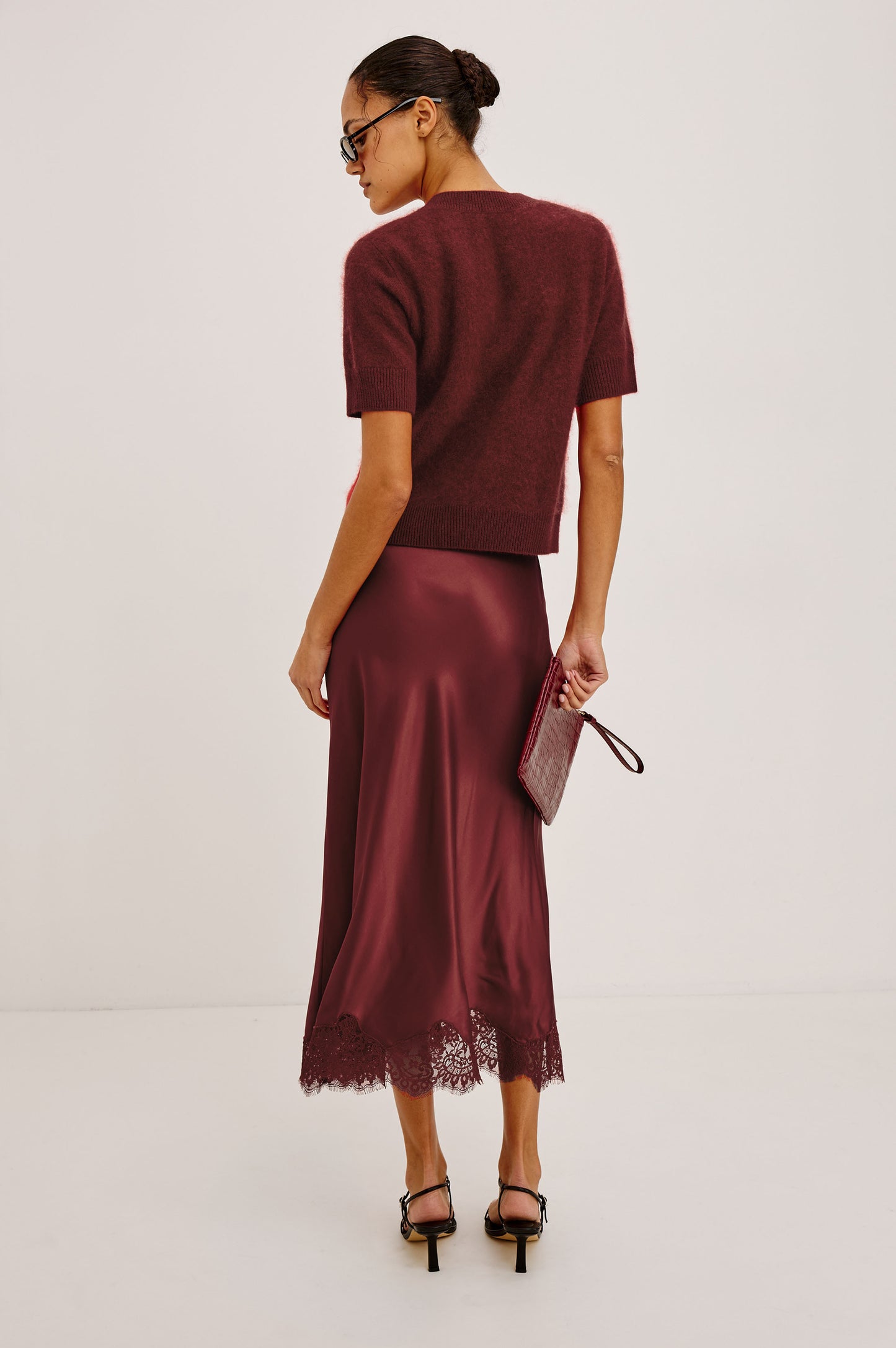 Rails Roman Knit In Crimson