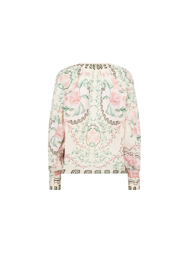Mos Mosh Wylde Orchid Blouse Turf Green
