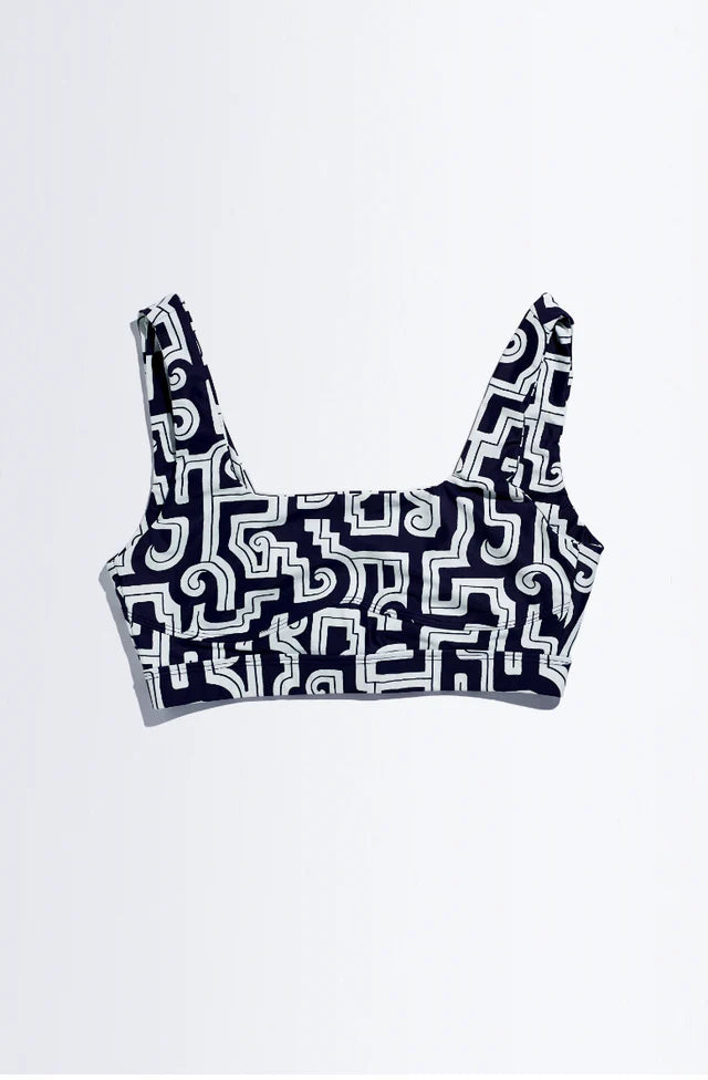 Heulog Active Barafundle Bra Maze Print