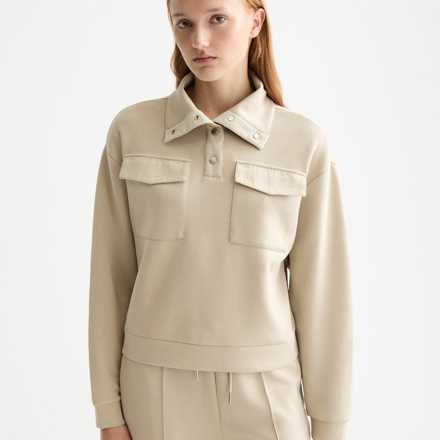 Scotch and soda tencel sweat top