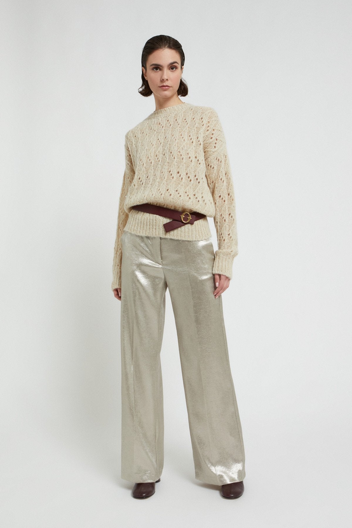 Ottod'Ame Shiny Trousers