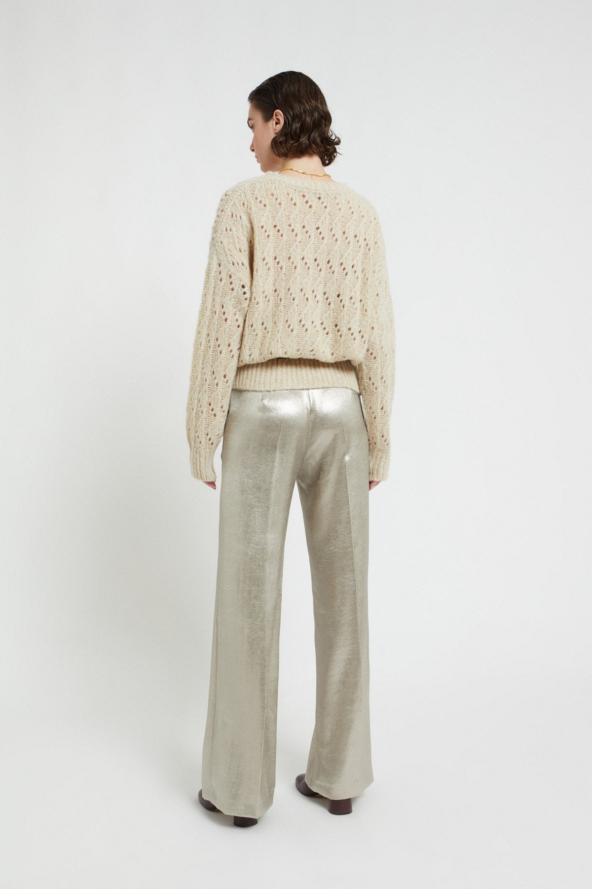 Ottod'Ame Shiny Trousers