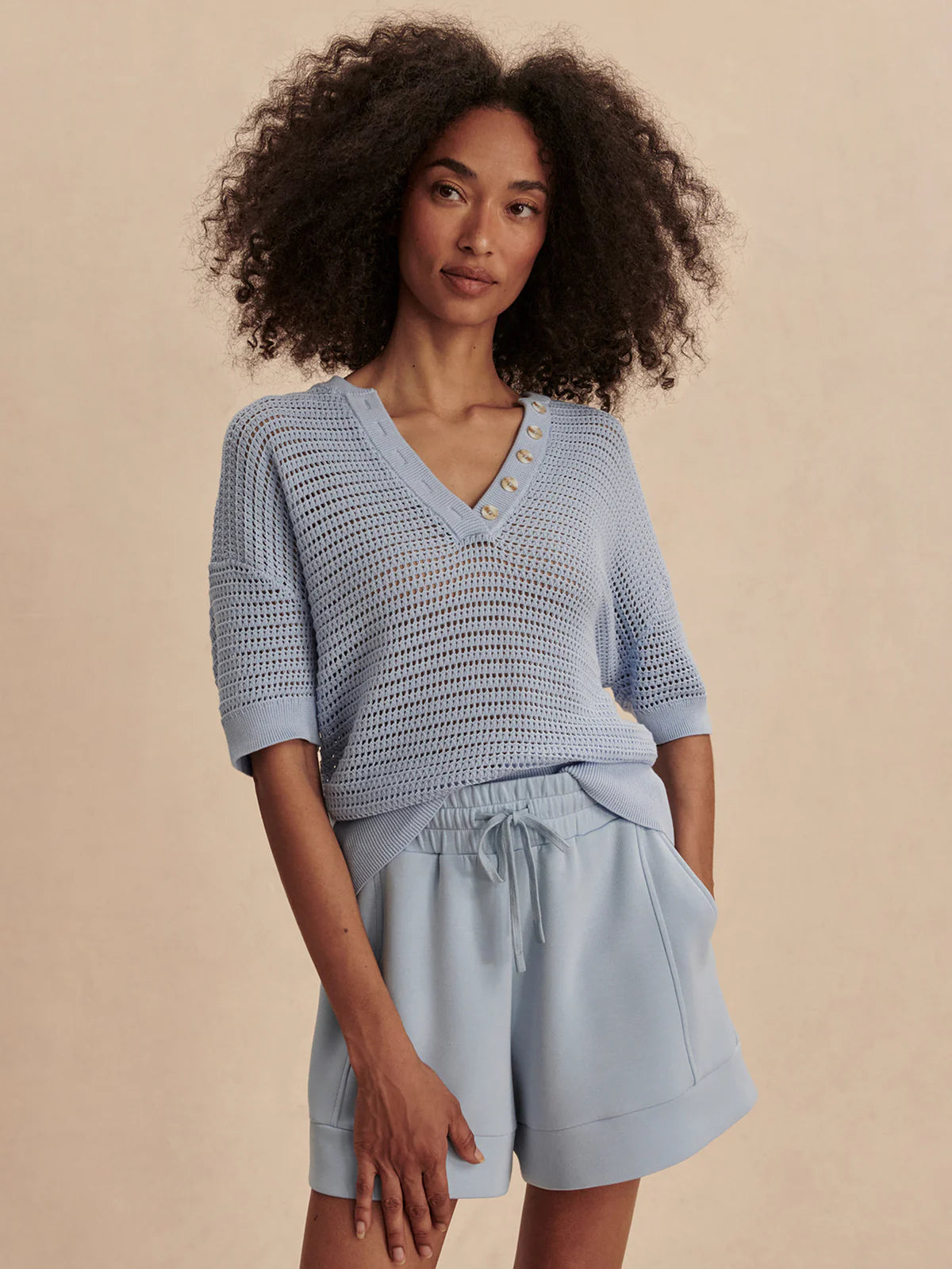 Varley Esmond Short - Pearl Blue