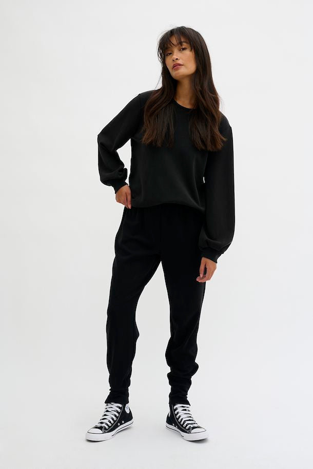 My Essential Wardrobe The Sweat Pant - Black
