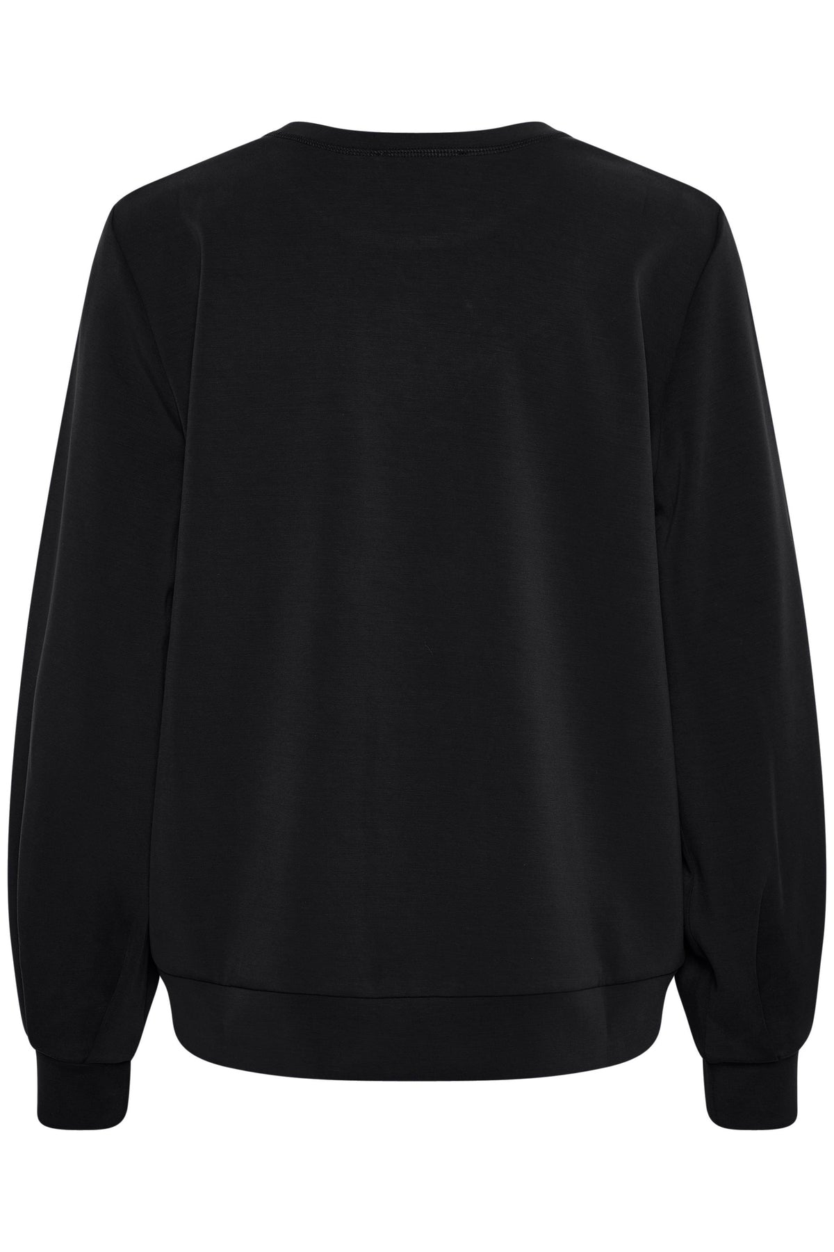 My Essential Wardrobe The Sweat Blouse - Black