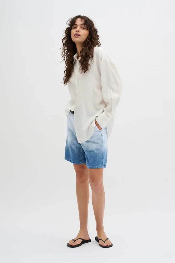 My Essential wardrobe Malo Shorts - Blue Dip Dye