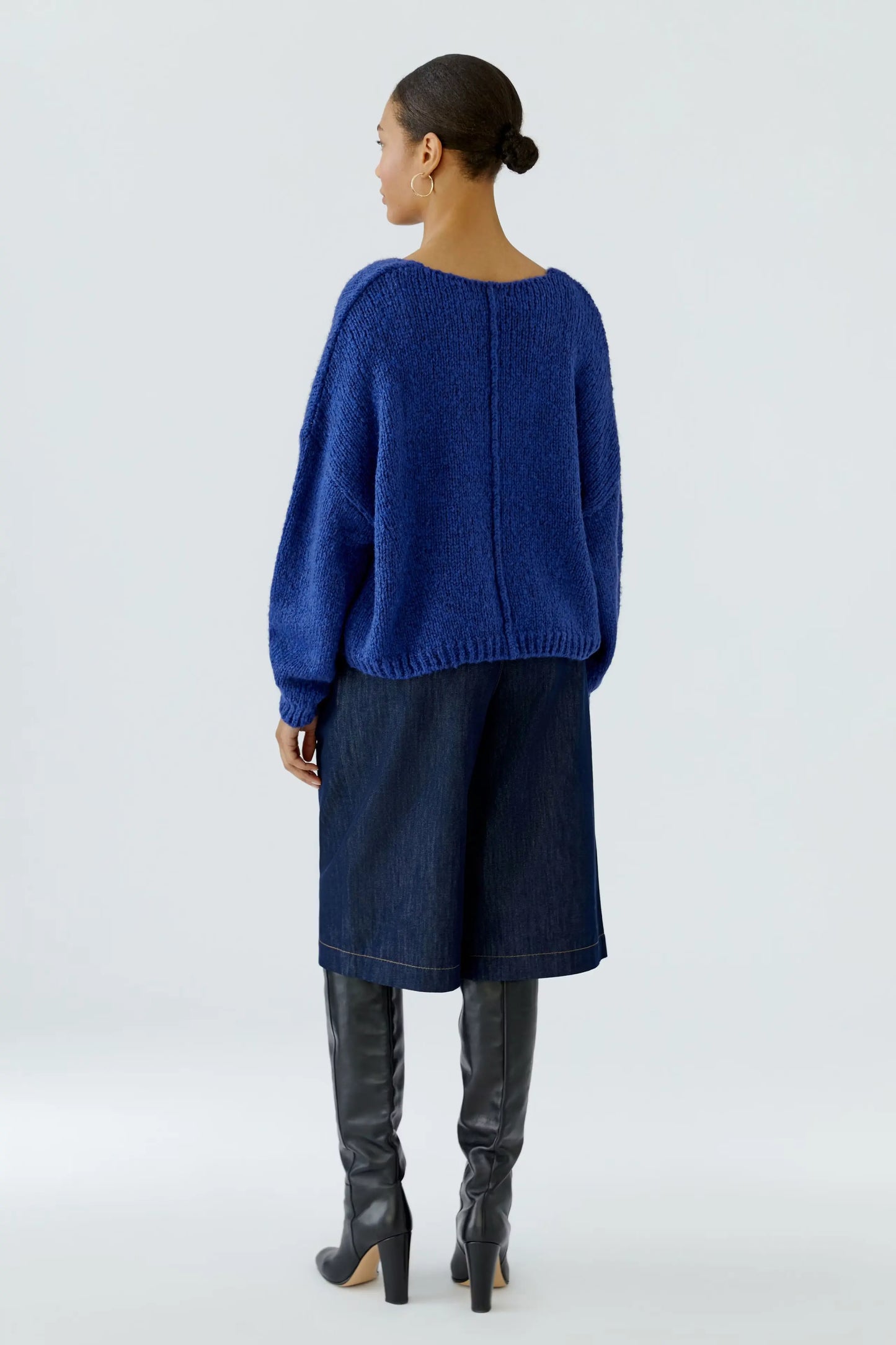 Oui Royal Blue Knit