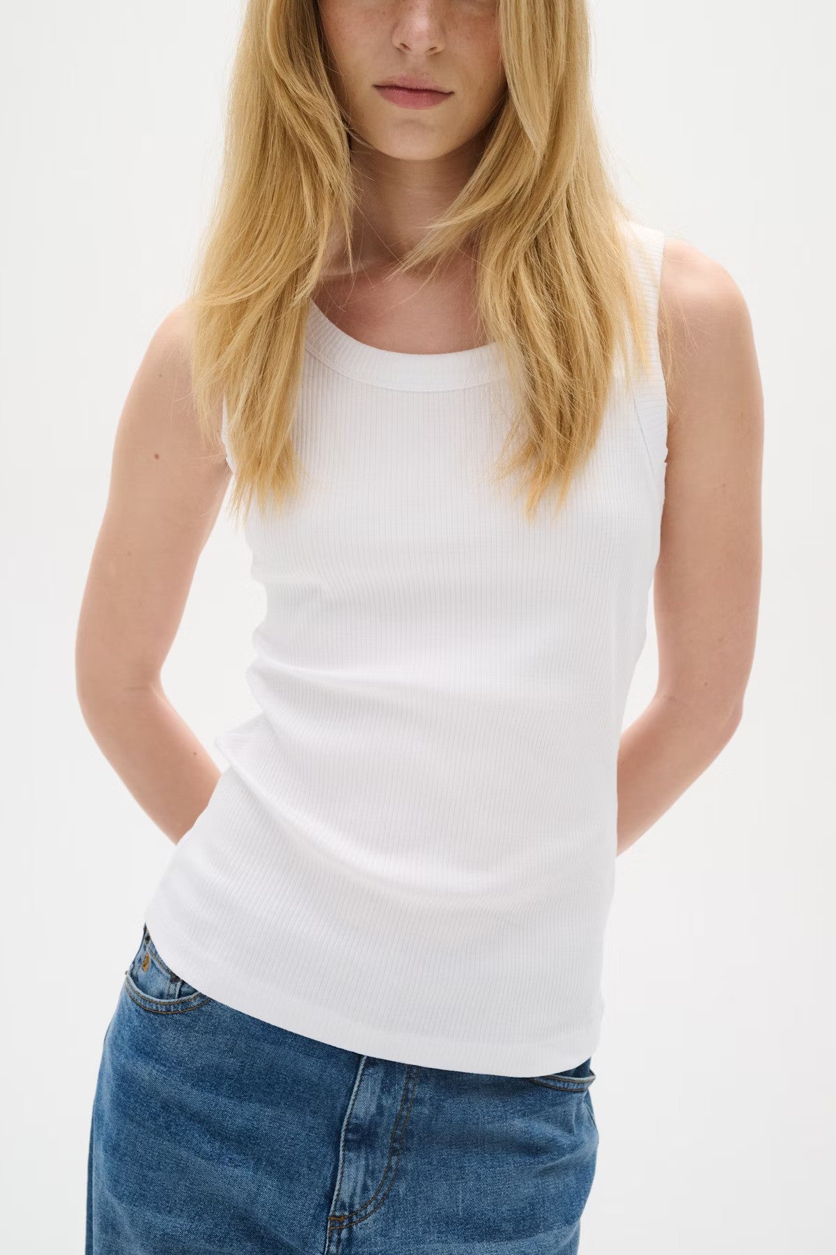 In Wear Dagna Tank - Pure White
