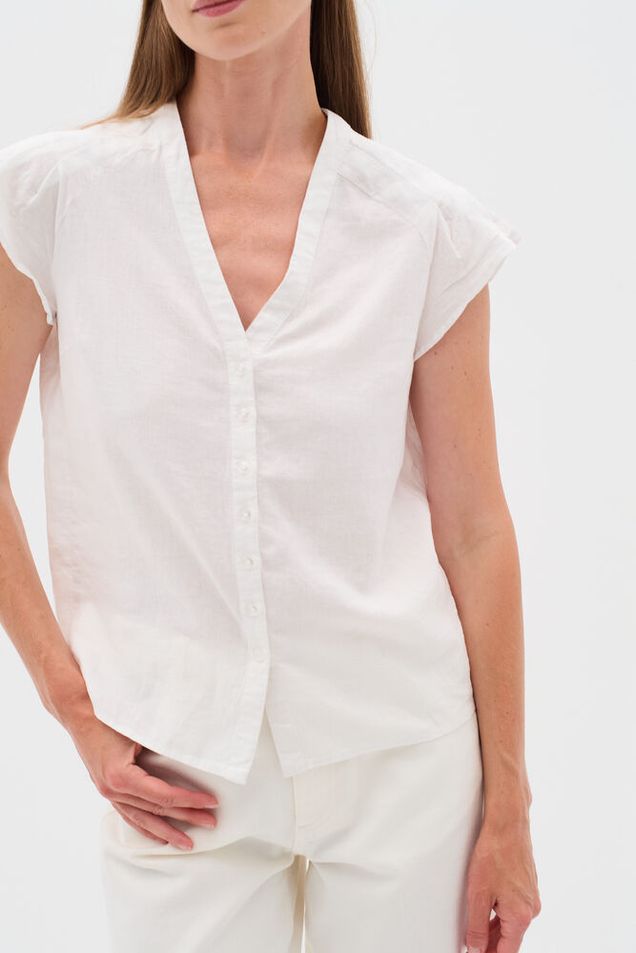 In Wear Farida Top White