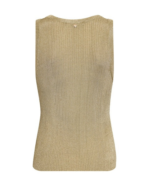 Mos Mosh Relena Imanji Knit Tank Top Gold