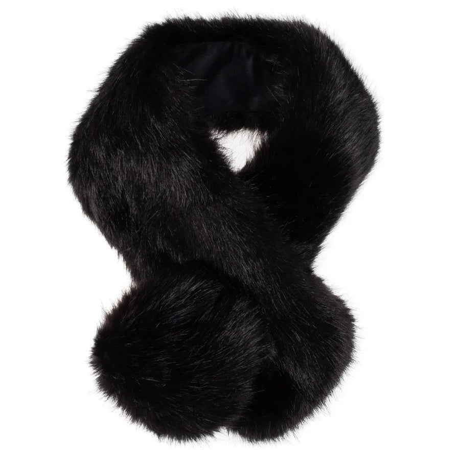Helen More Tiptop Scarf - Jet Black