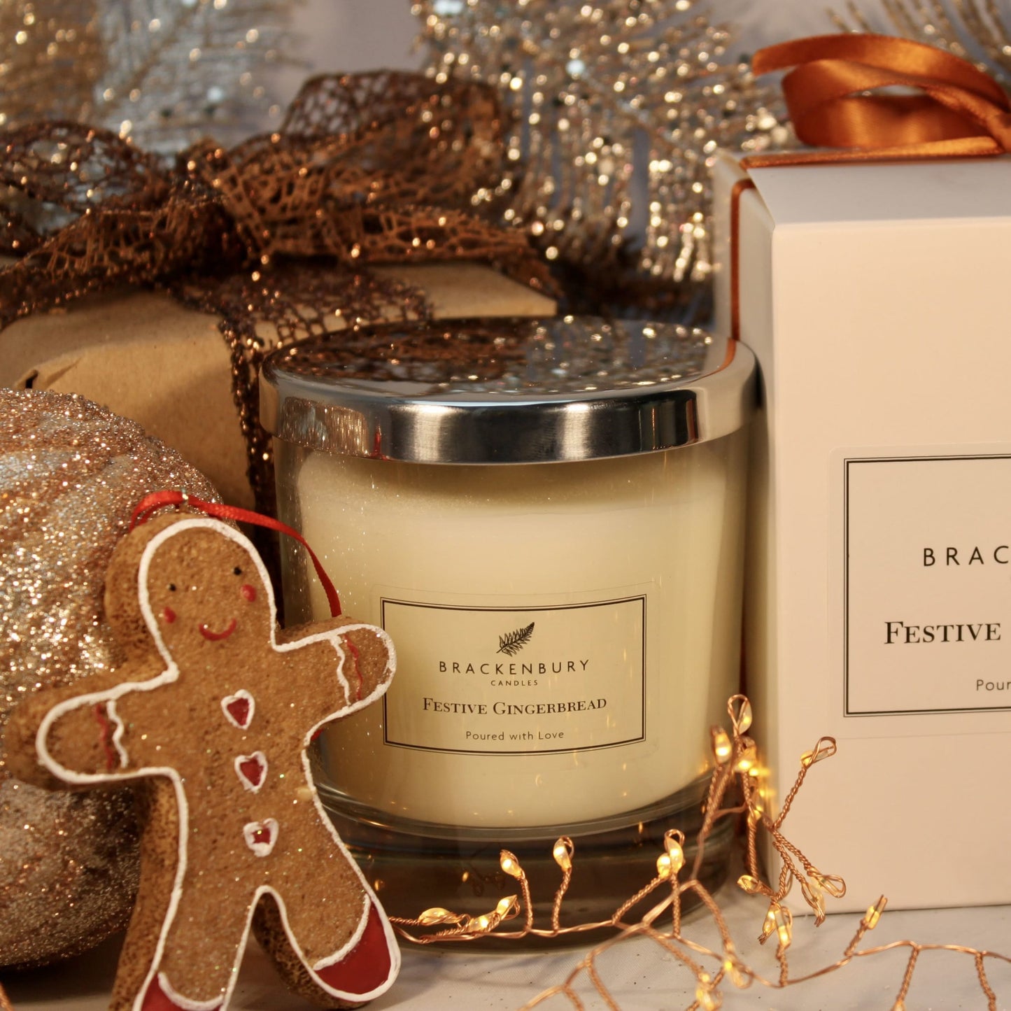 Brackenbury 30cl Festive Gingerbread Candle