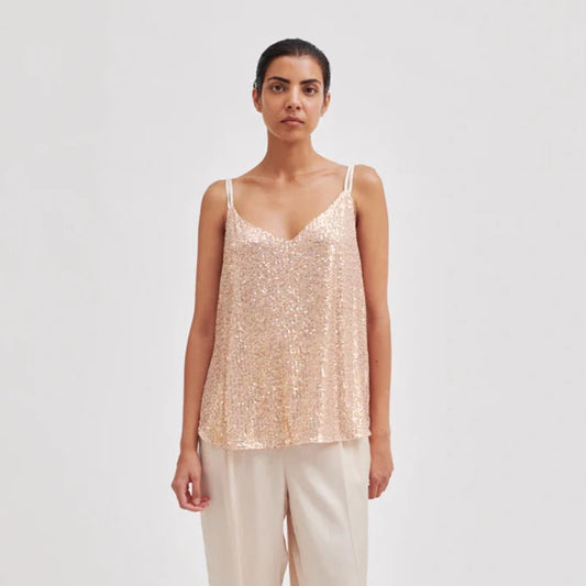 Second Female Shine On Slip Top