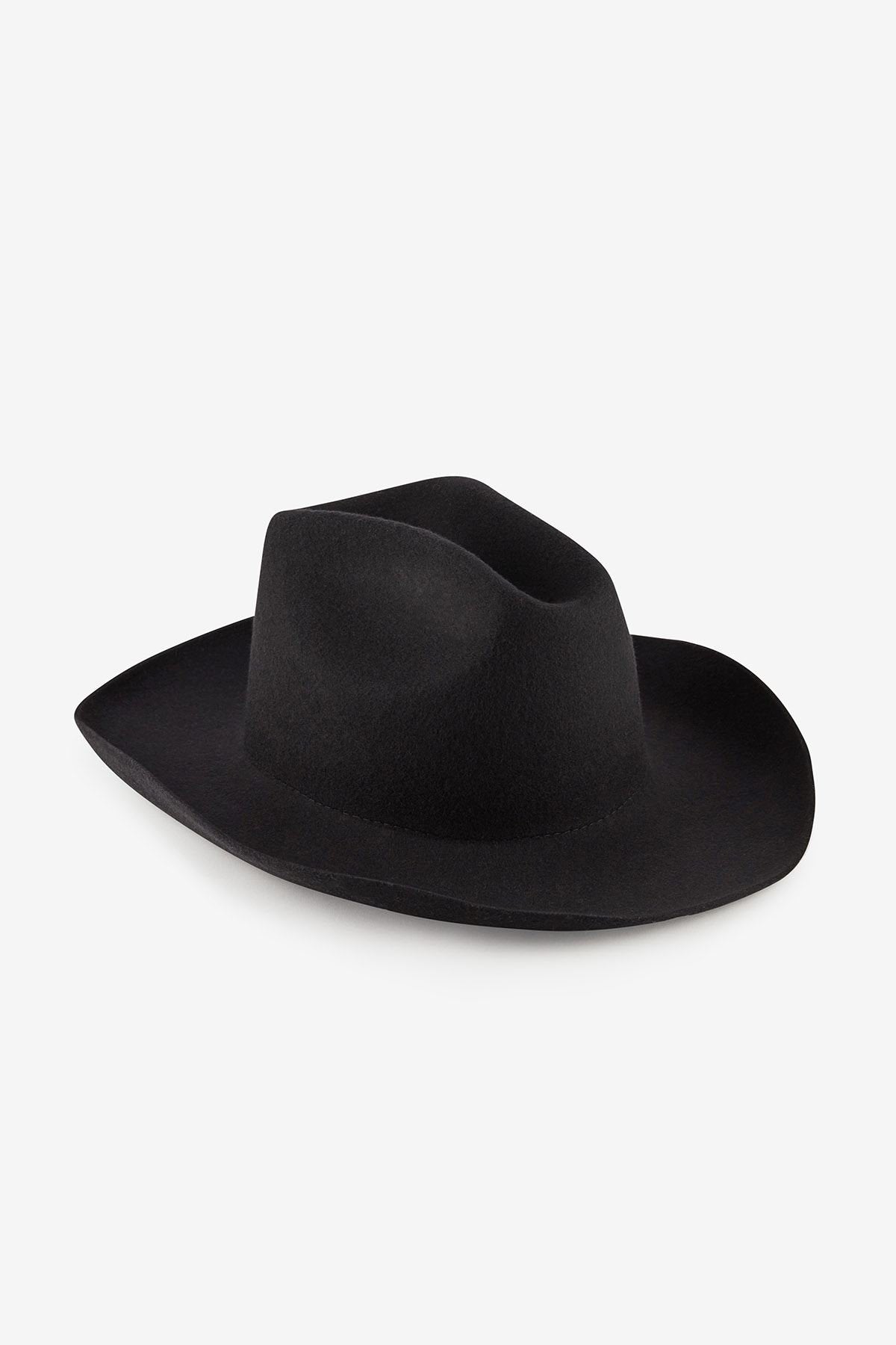 Ottod'Ame Wool Blend Hat - Black
