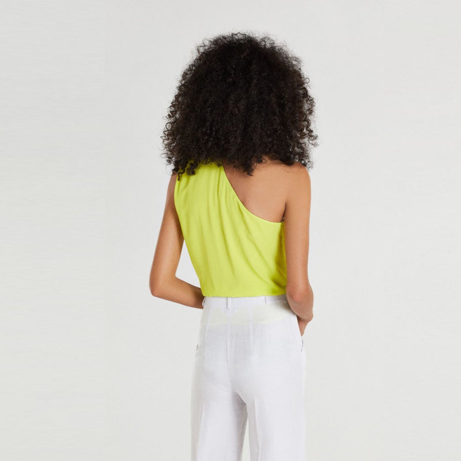 Patrizia Pepe Acid Lemon Sash Top