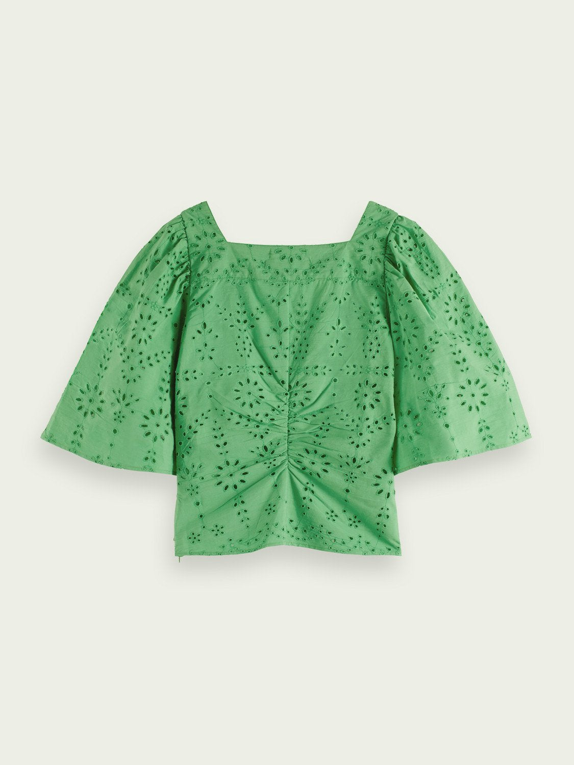 Scotch and Soda Flutter Sleeved Organic Cotton Top