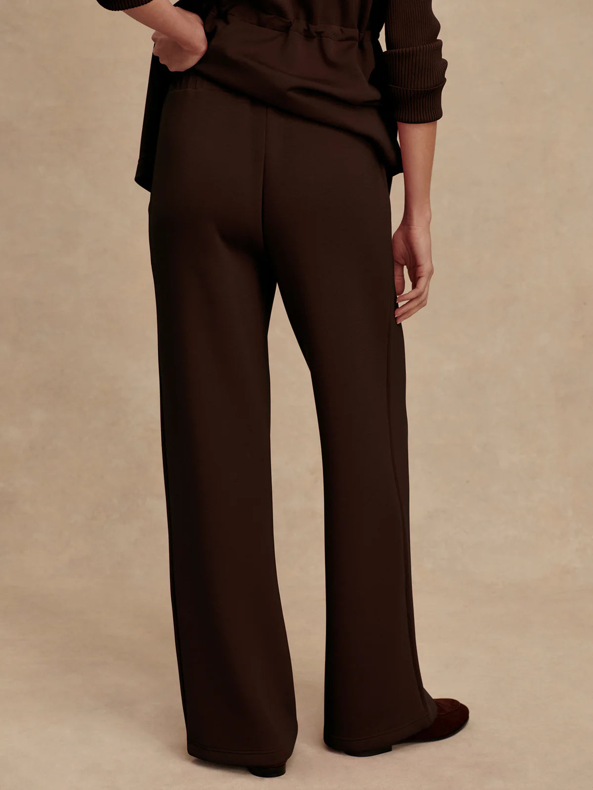 Varley Wide Leg Pant 30 in Coffee Bean